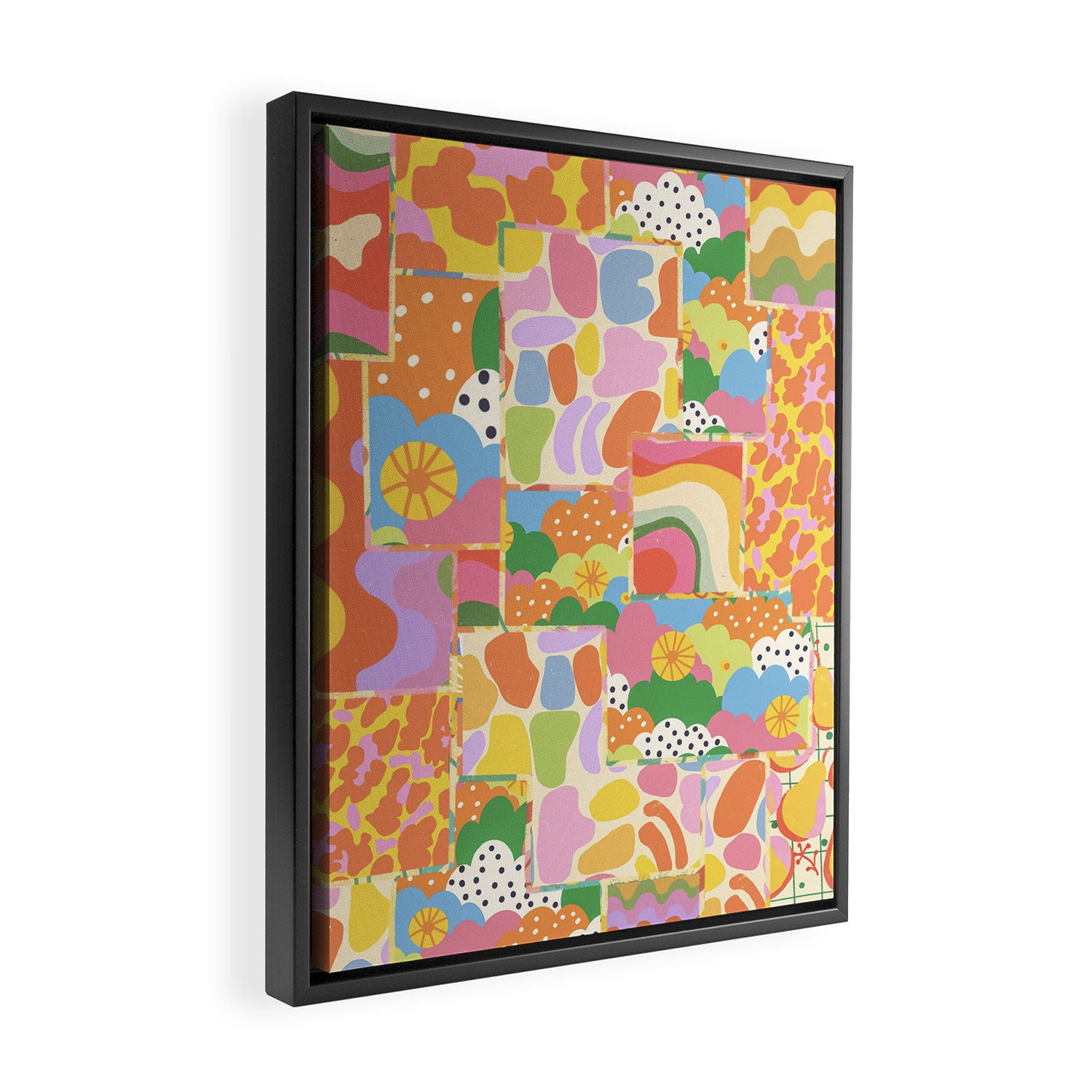 Patchwork#2 Framed Canvas Print Gallery Image 2