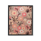 Peach blooming Framed Canvas Print Gallery Image 8