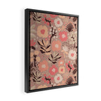 Peach blooming Framed Canvas Print Gallery Image 2