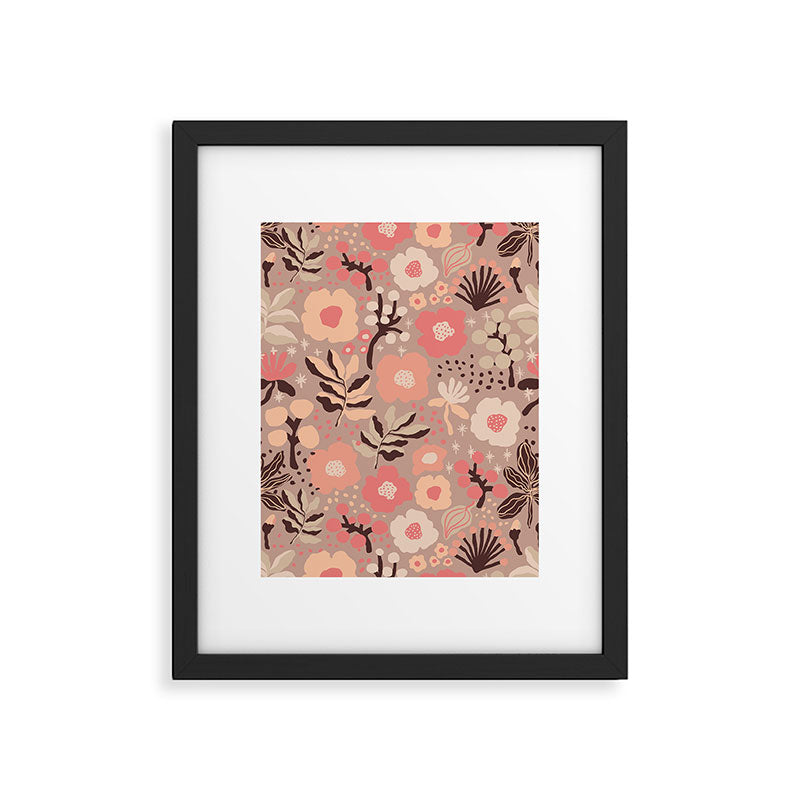 Peach blooming Framed Art Print Gallery Image 6
