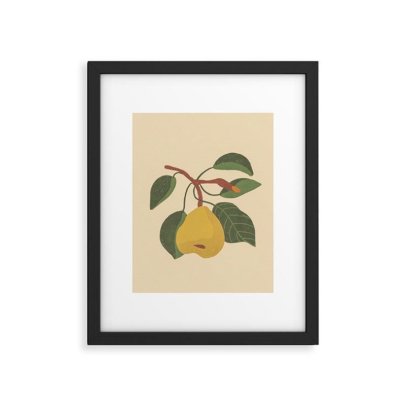 Pear Framed Art Print Gallery Image 4