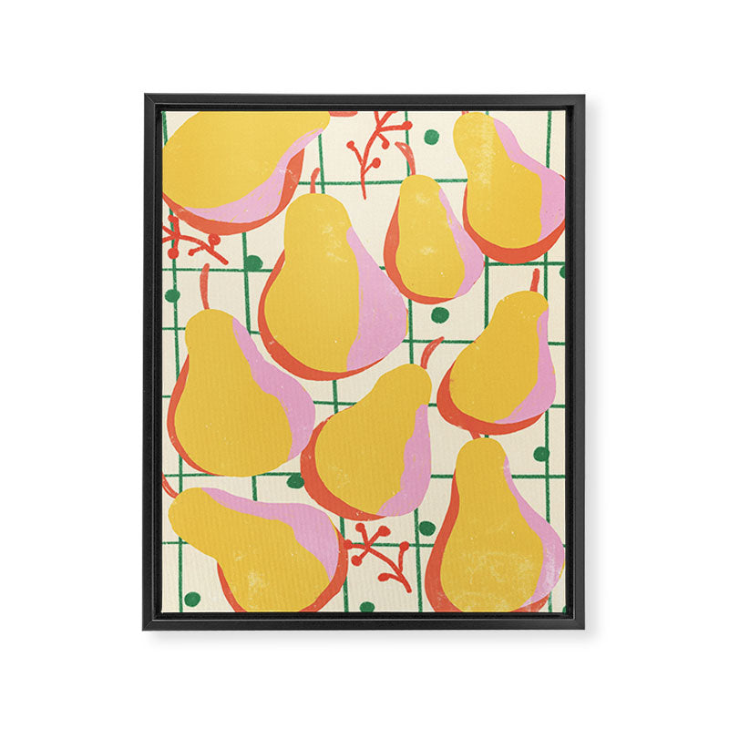 Pears Framed Canvas Print Gallery Image 6