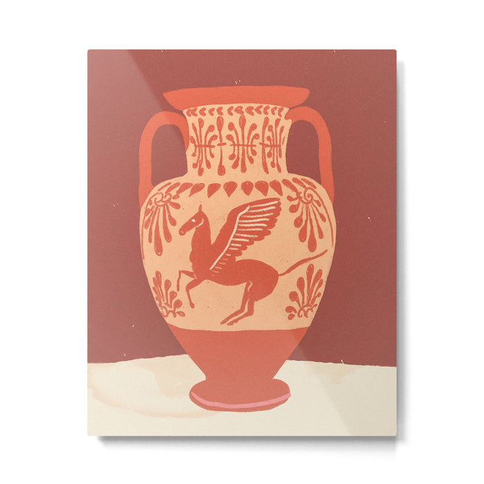 Pegasus vase Metal Print Gallery Image 1