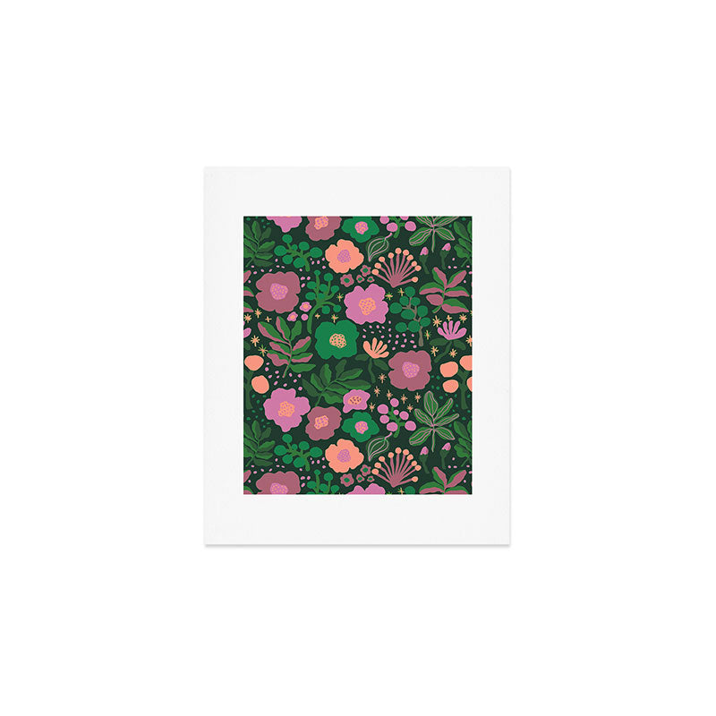 Pink blooming Art Print Gallery Image 1