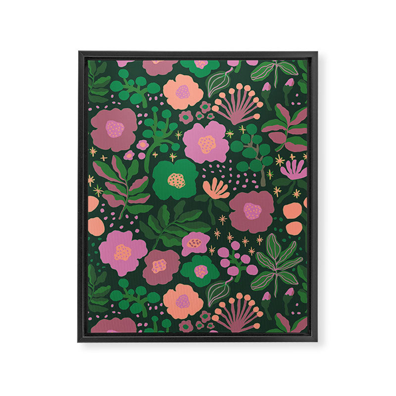 Pink blooming Framed Canvas Print Gallery Image 8