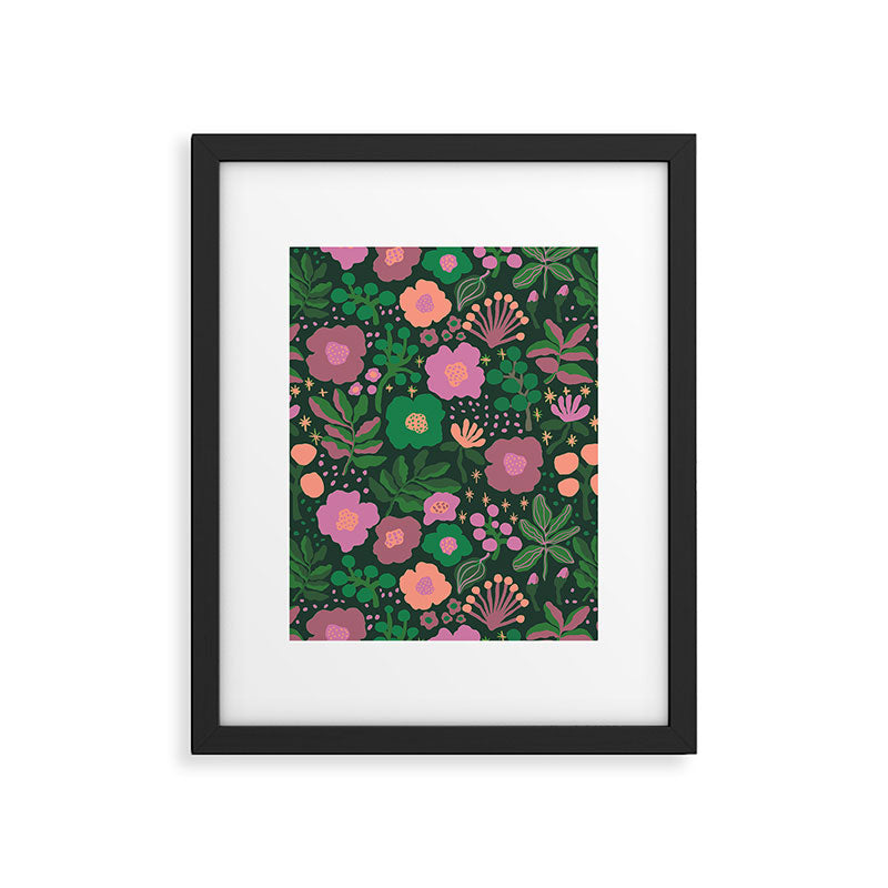 Pink blooming Framed Art Print Gallery Image 6
