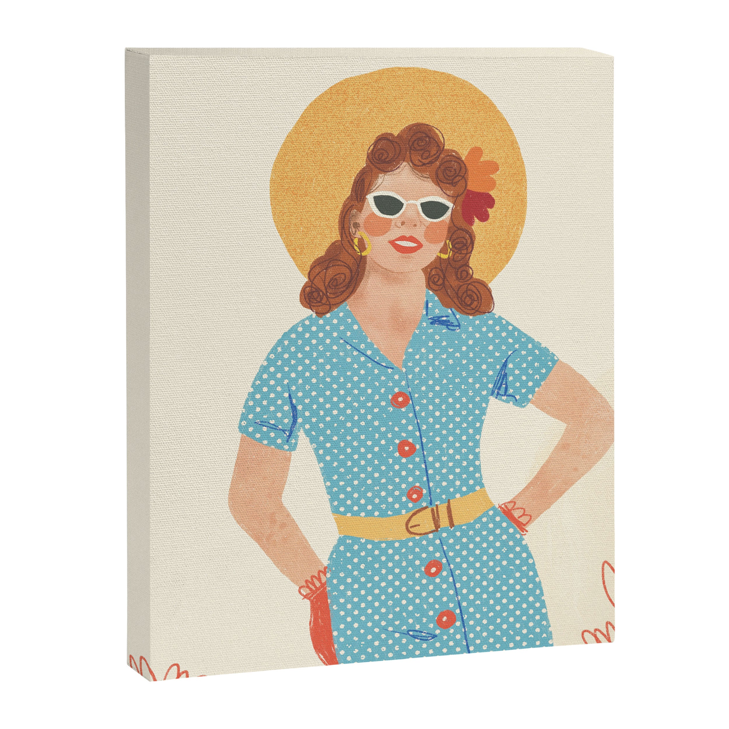Pinup girl Canvas Print Gallery Image 8