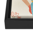 Pinup girl Framed Canvas Print Gallery Image 3