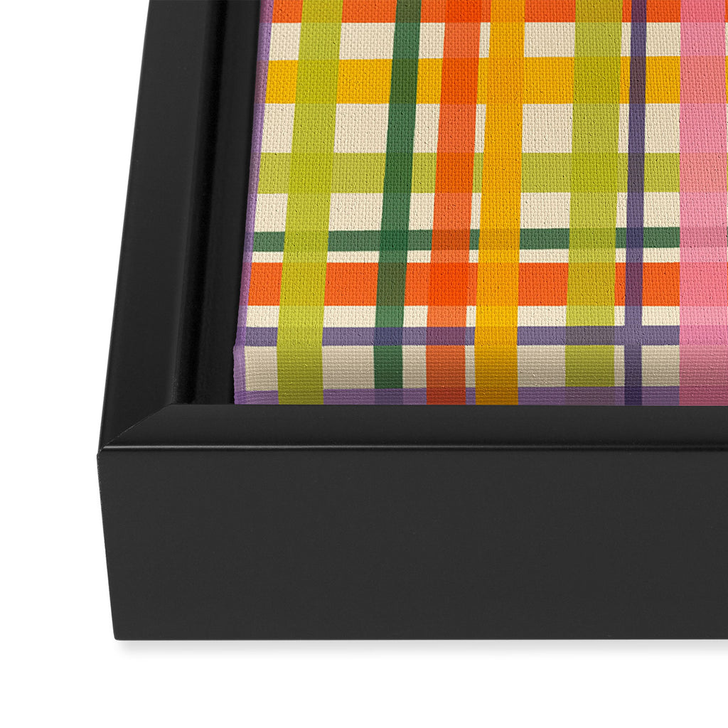 Plaid Framed Canvas Print Gallery Image 3