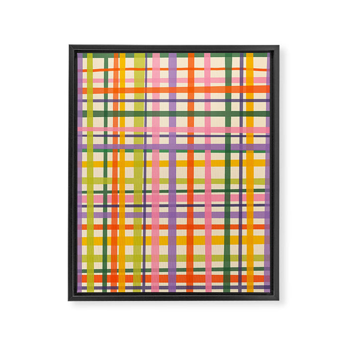 Plaid Framed Canvas Print Gallery Image 1