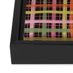 Plaid mood Framed Canvas Print Gallery Image 3
