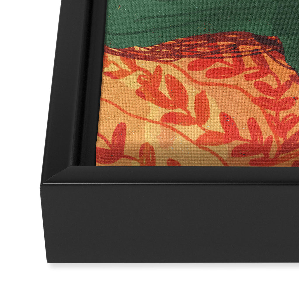 Portrait of a Woman Framed Canvas Print Gallery Image 3