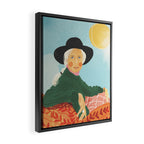 Portrait of a Woman Framed Canvas Print Gallery Image 2