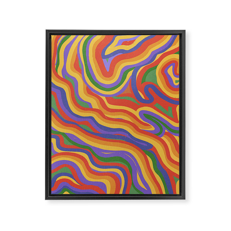 Pride Pattern Framed Canvas Print Gallery Image 8