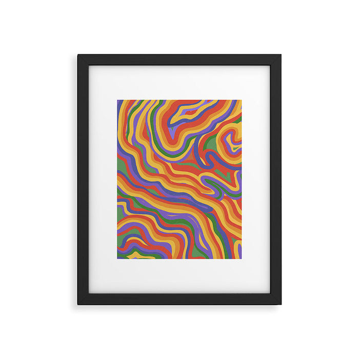 Pride Pattern Framed Art Print Gallery Image 1