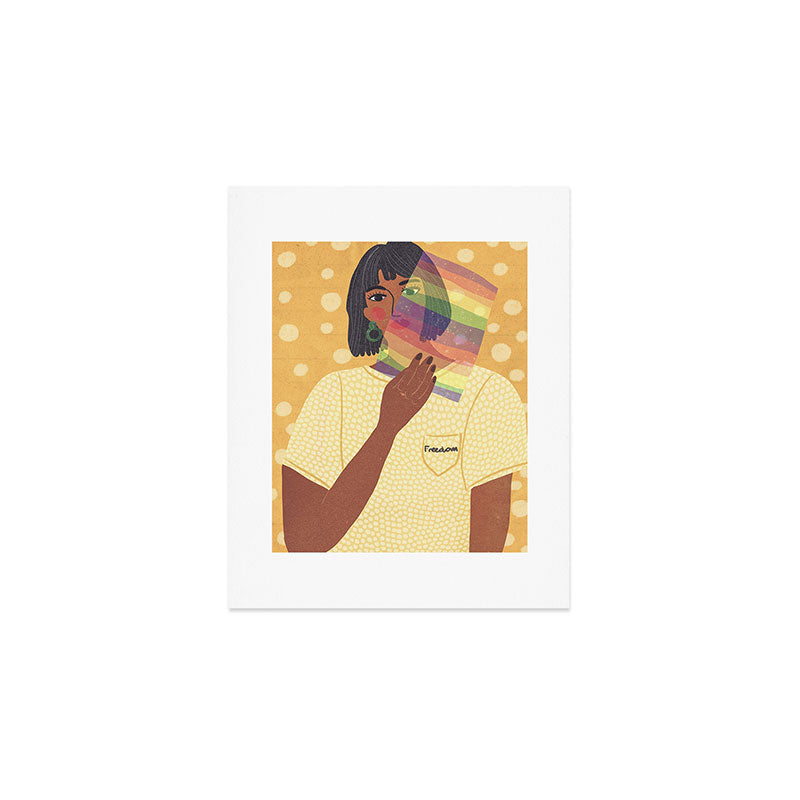 Pride Rainbow  Portrait Art Print Gallery Image 1