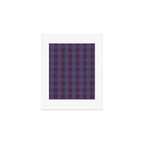 Purple criss-cross Art Print Gallery Image 1