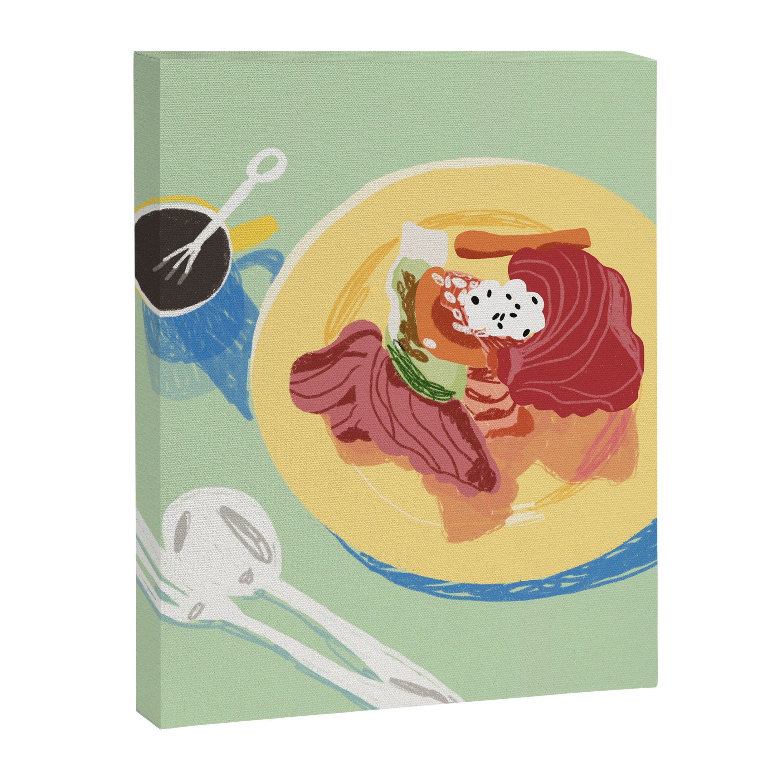 Radicchio Salad Canvas Print Gallery Image 8