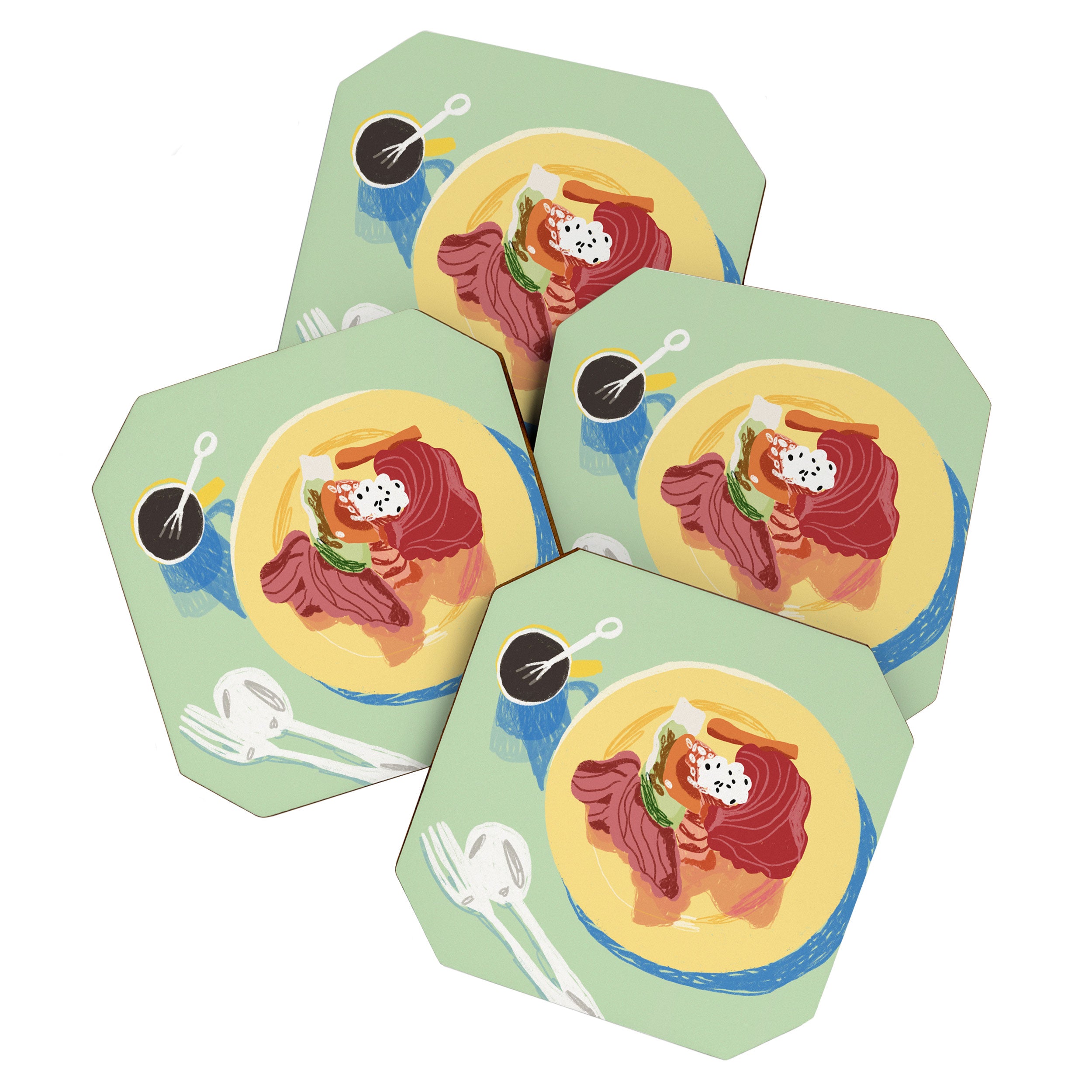 Radicchio Salad Coaster Gallery Image 1