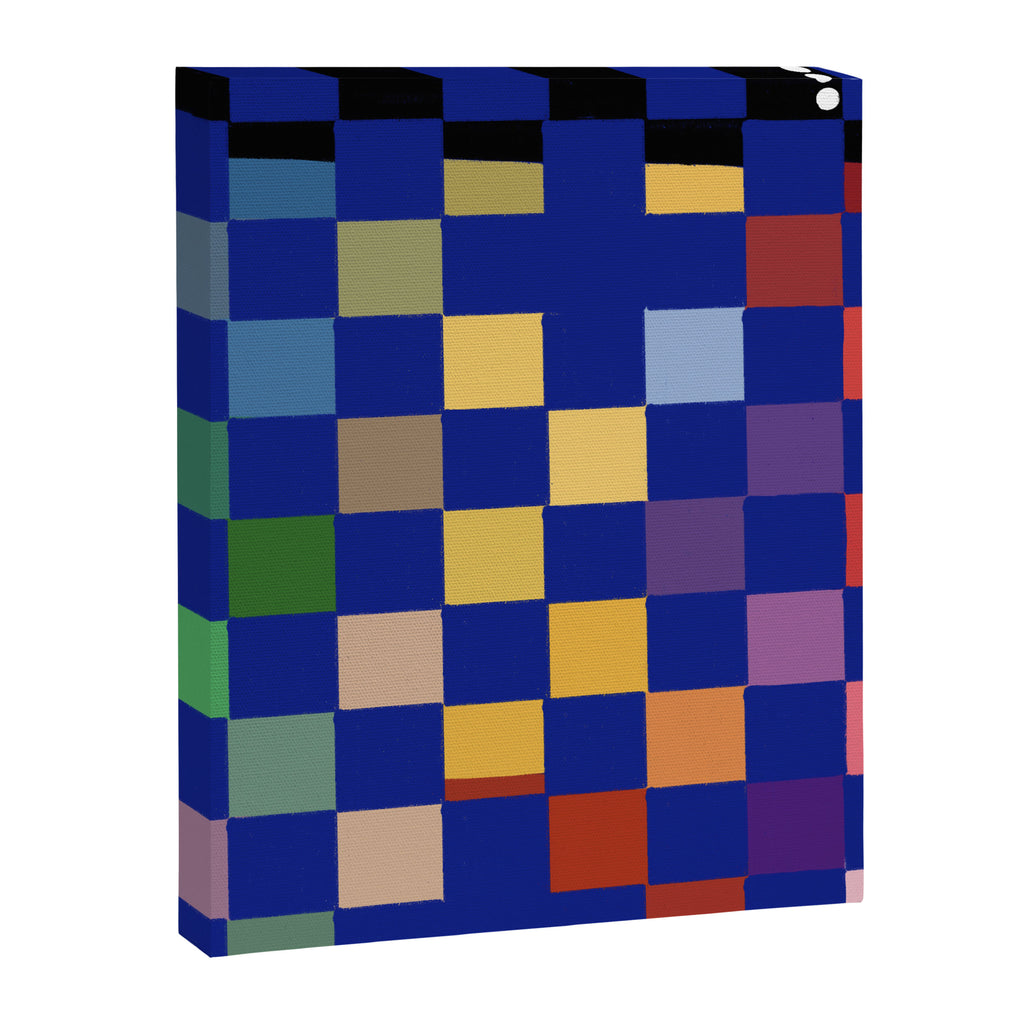 Rainbow checkerboard#1 Canvas Print Gallery Image 8