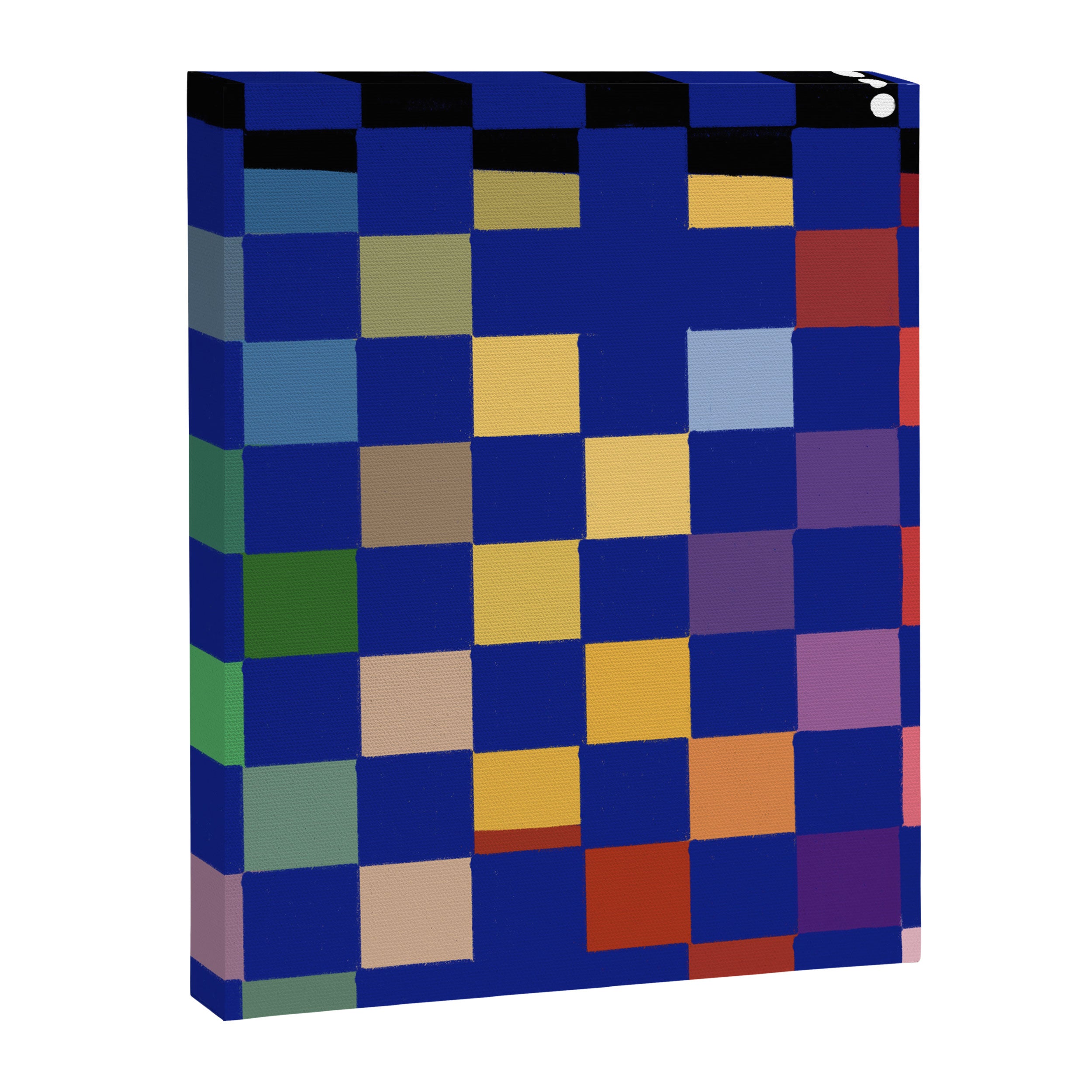 Rainbow checkerboard#1 Canvas Print Gallery Image 8
