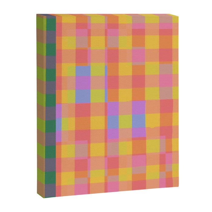 Rainbow criss-cross Canvas Print Gallery Image 1