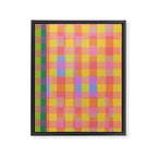 Rainbow criss-cross Framed Canvas Print Gallery Image 8