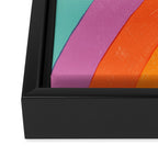 Rainbow Framed Canvas Print Gallery Image 3