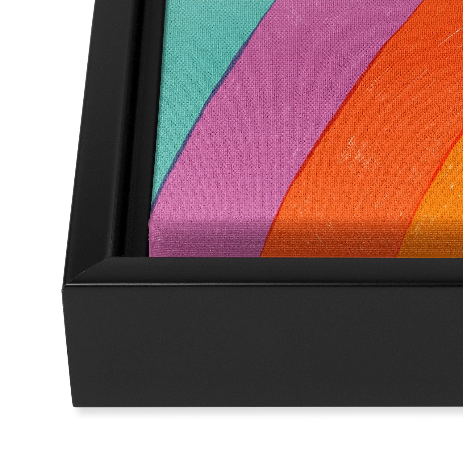 Rainbow Framed Canvas Print Gallery Image 3
