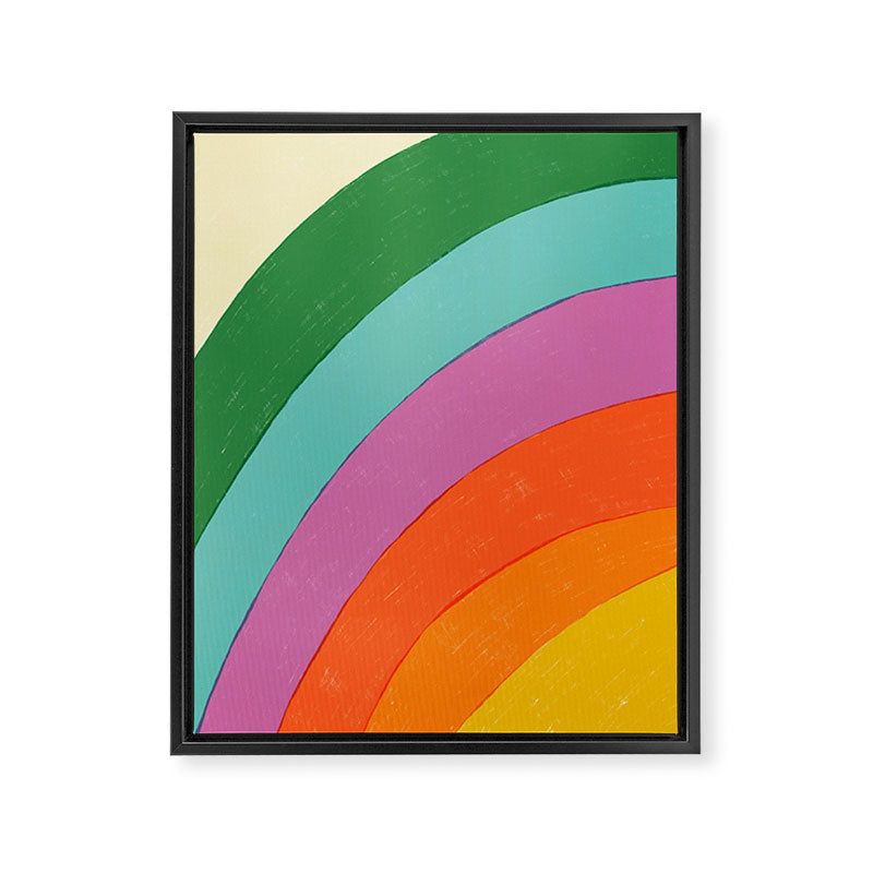 Rainbow Framed Canvas Print Gallery Image 8