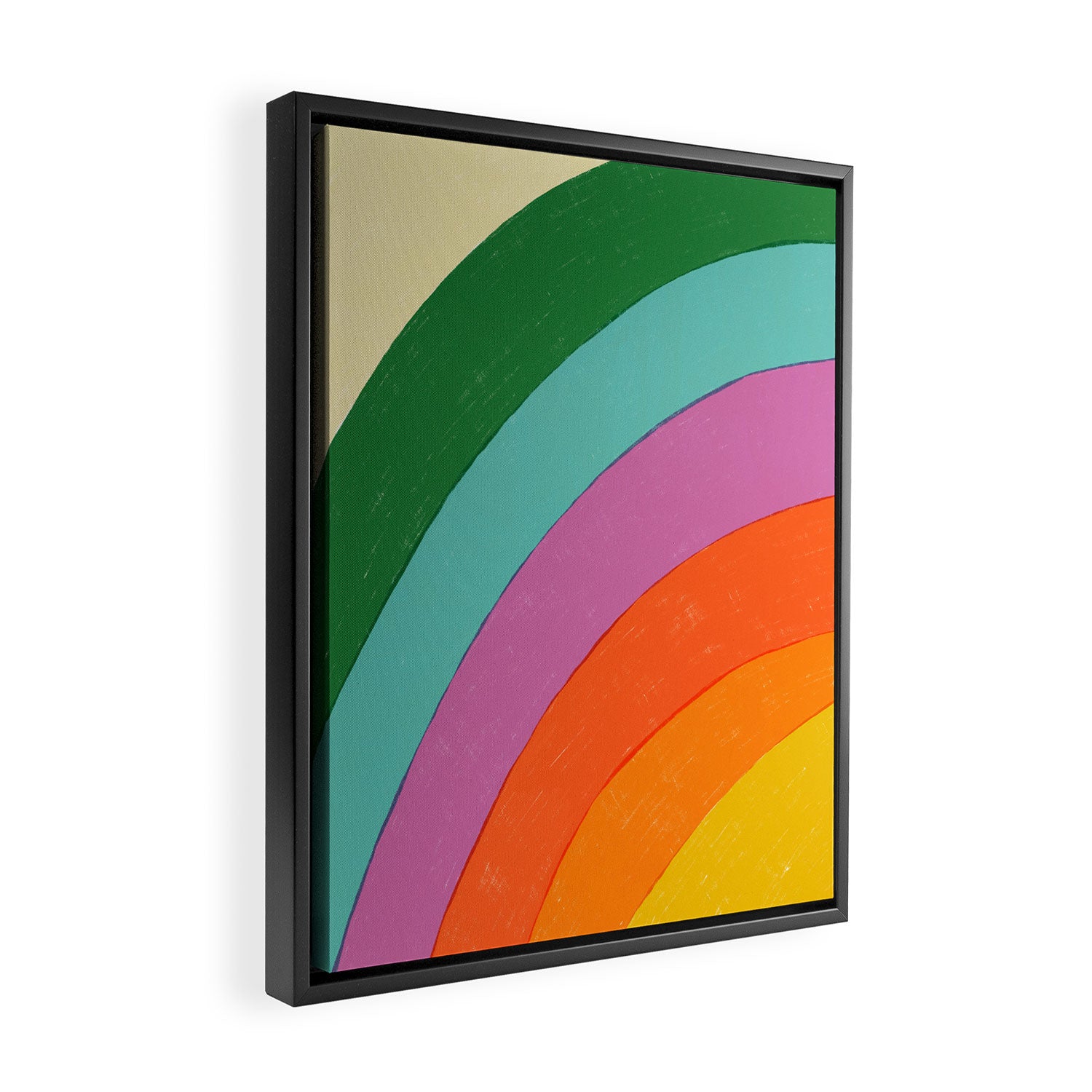 Rainbow Framed Canvas Print Gallery Image 2