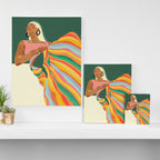 Rainbow Lady Canvas Print Gallery Image 3