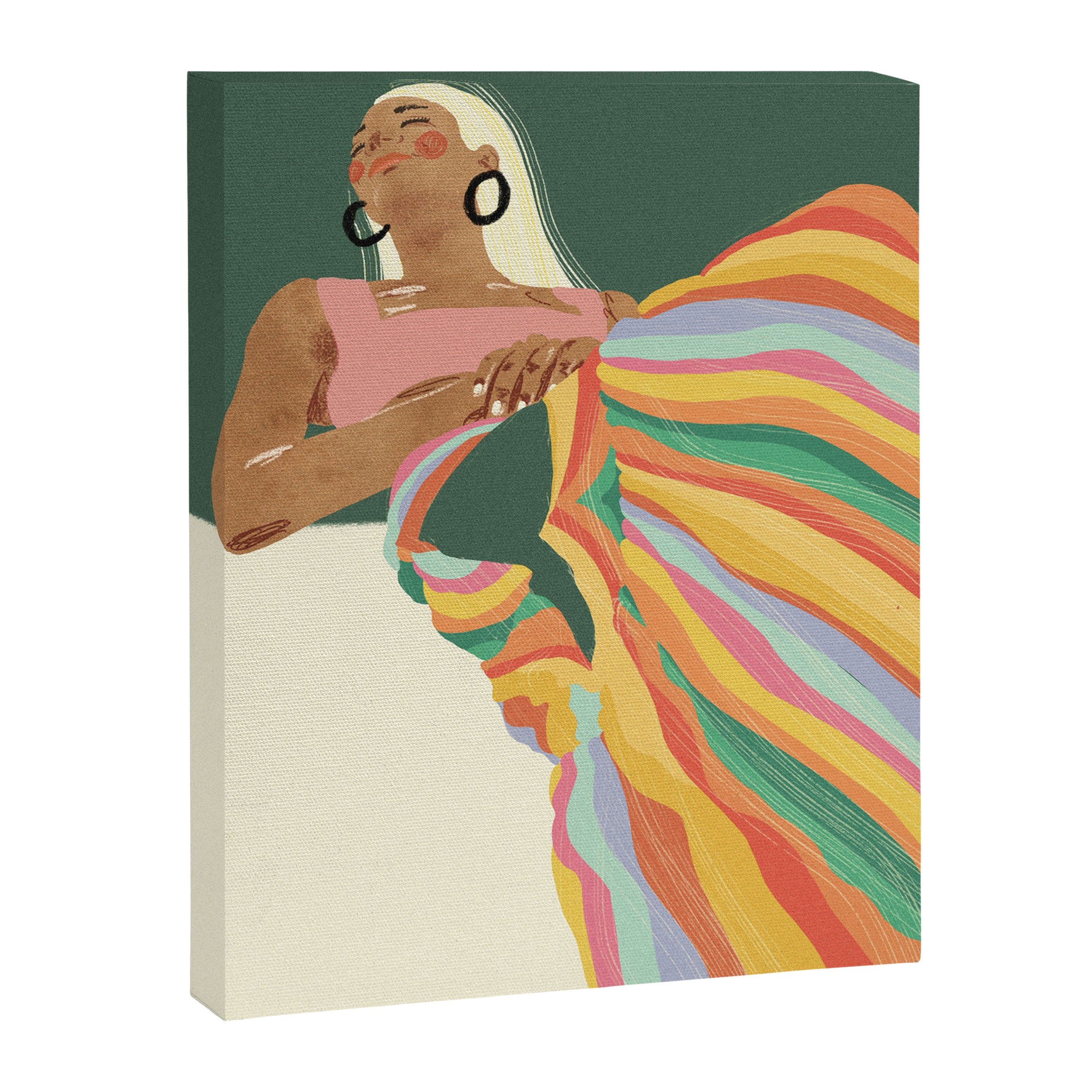 Rainbow Lady Canvas Print Gallery Image 8