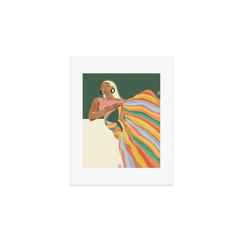 Rainbow Lady Art Print Gallery Image 1