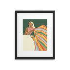 Rainbow Lady Framed Art Print Gallery Image 6