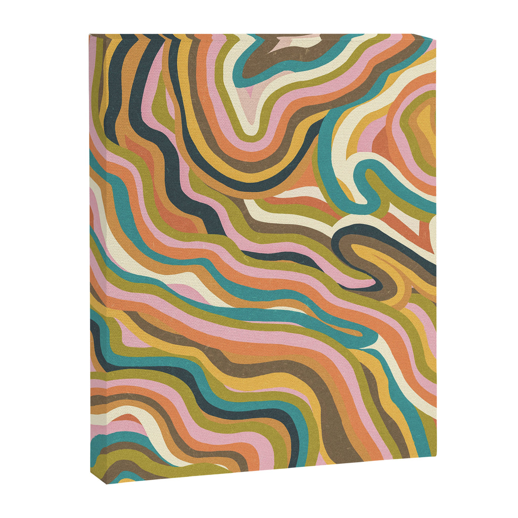 Rainbow Marble Canvas Print Gallery Image 8