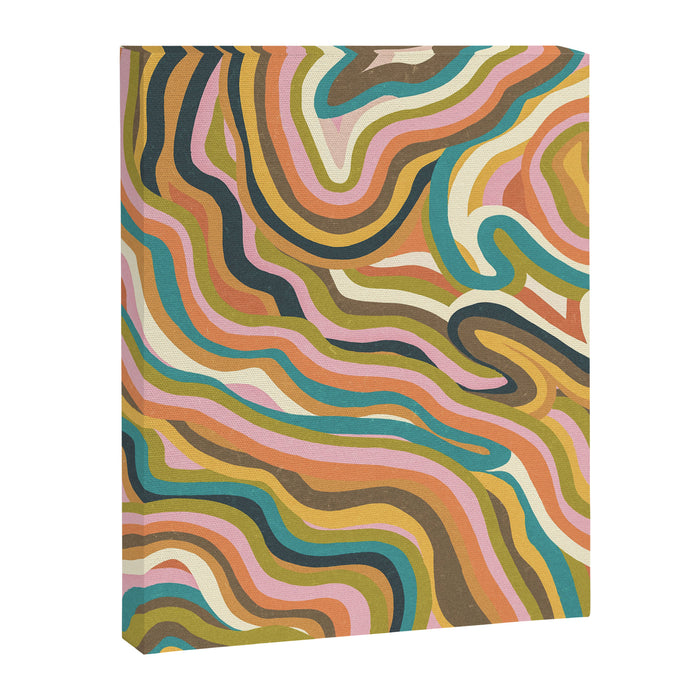 Rainbow Marble Canvas Print Gallery Image 1