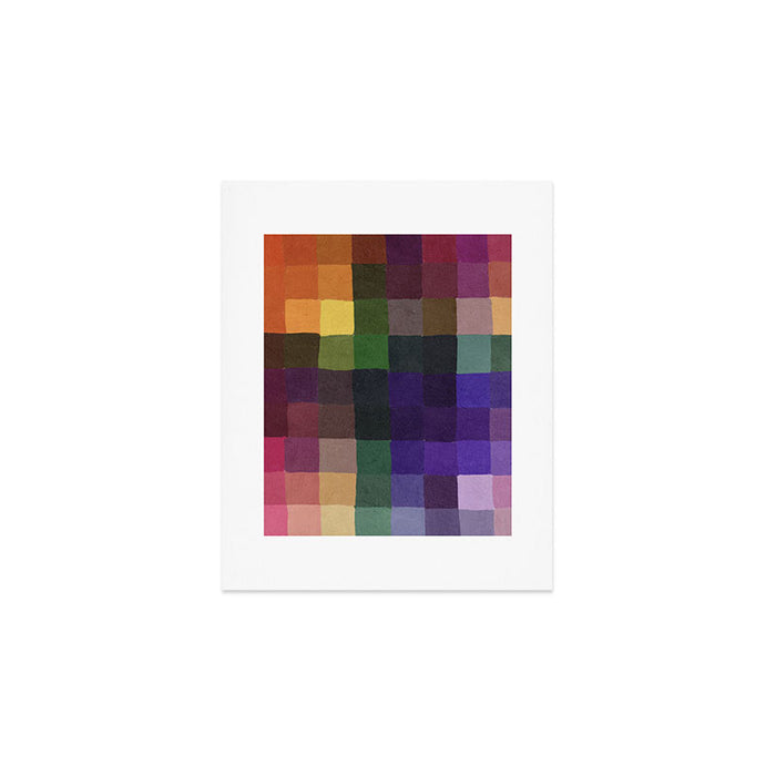 Rainbow mosaic Art Print Gallery Image 1