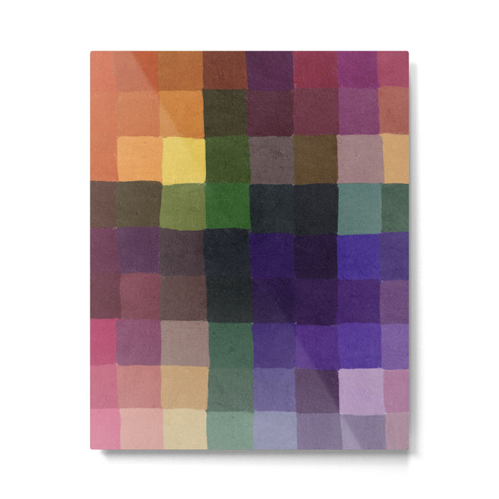 Rainbow mosaic Metal Print Gallery Image 1