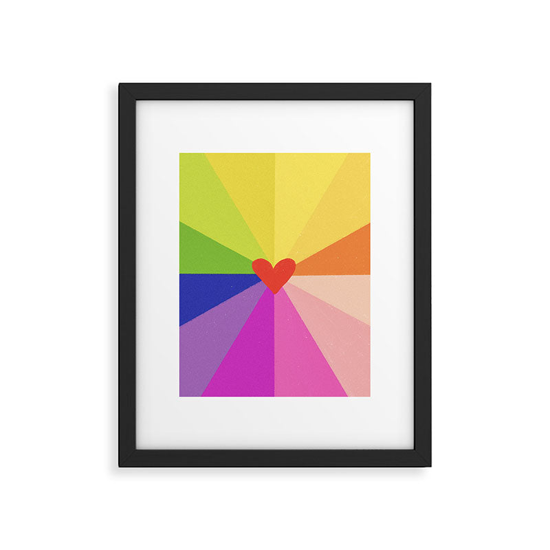 Rainbow Framed Art Print Gallery Image 6