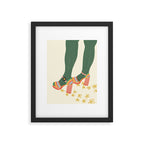 Rainbow walk feet Framed Art Print Gallery Image 6