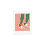Rainbow walk: pink Art Print Gallery Image 1