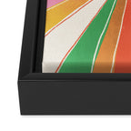 Rainbow World #2 Framed Canvas Print Gallery Image 3