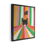 Rainbow World #2 Framed Canvas Print Gallery Image 2