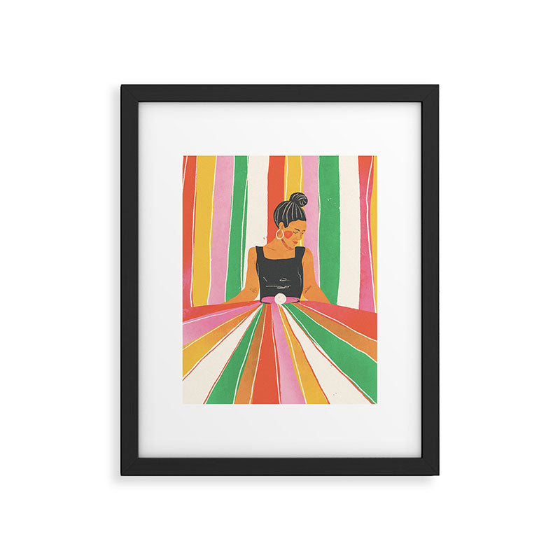 Rainbow World #2 Framed Art Print Gallery Image 6