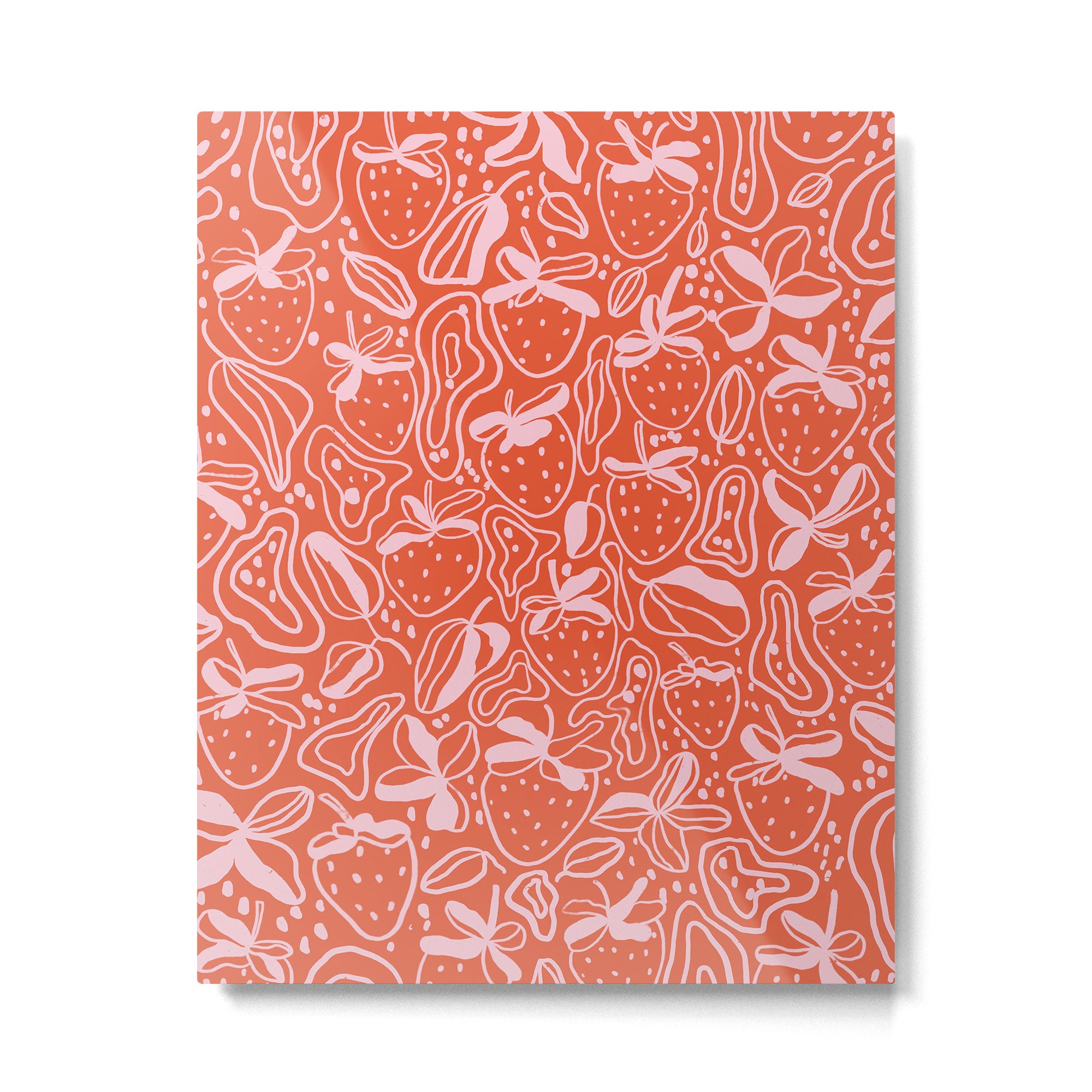 Red and pink strawberries Metal Print Gallery Image 6