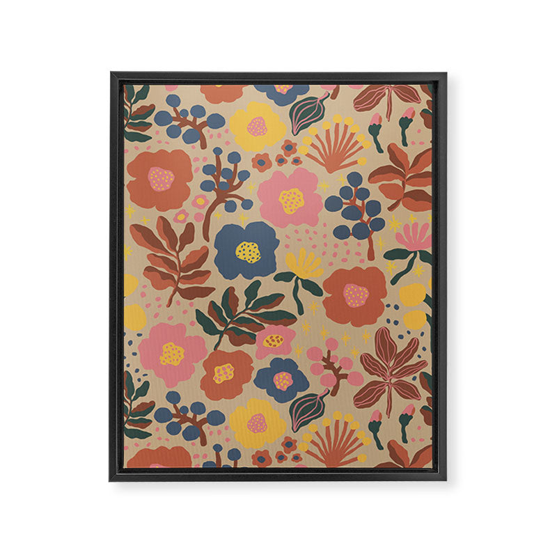 Red blooming Framed Canvas Print Gallery Image 8