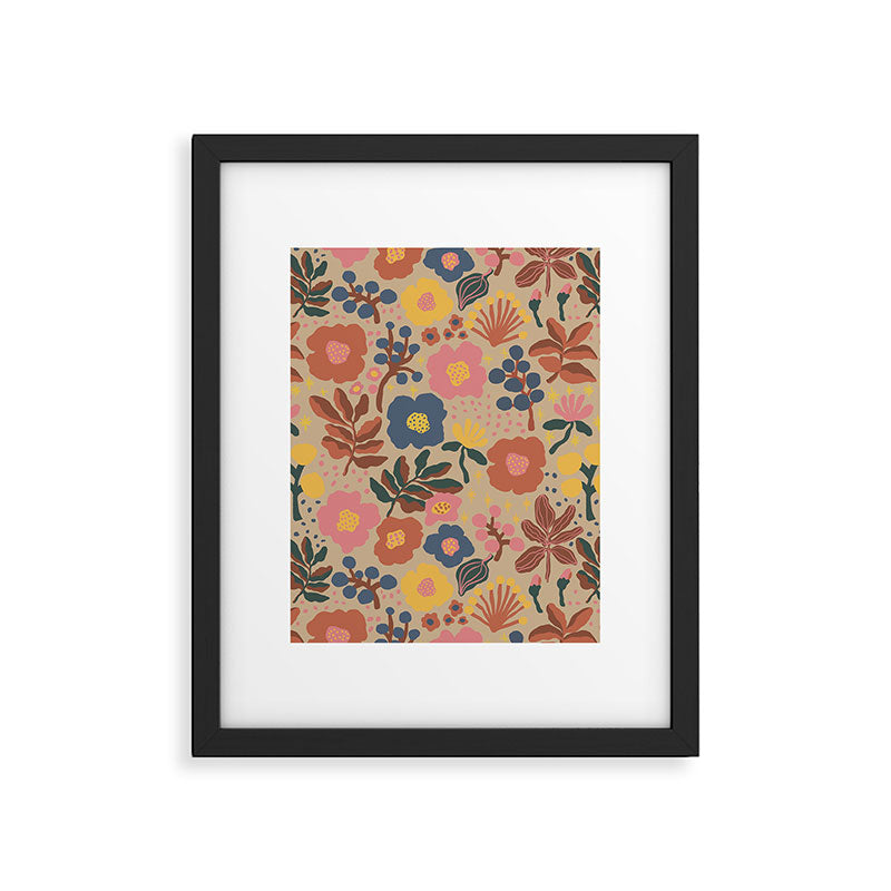 Red blooming Framed Art Print Gallery Image 6