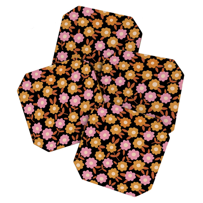 Retro flora Coaster Gallery Image 1