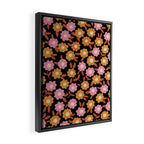 Retro flora Framed Canvas Print Gallery Image 2